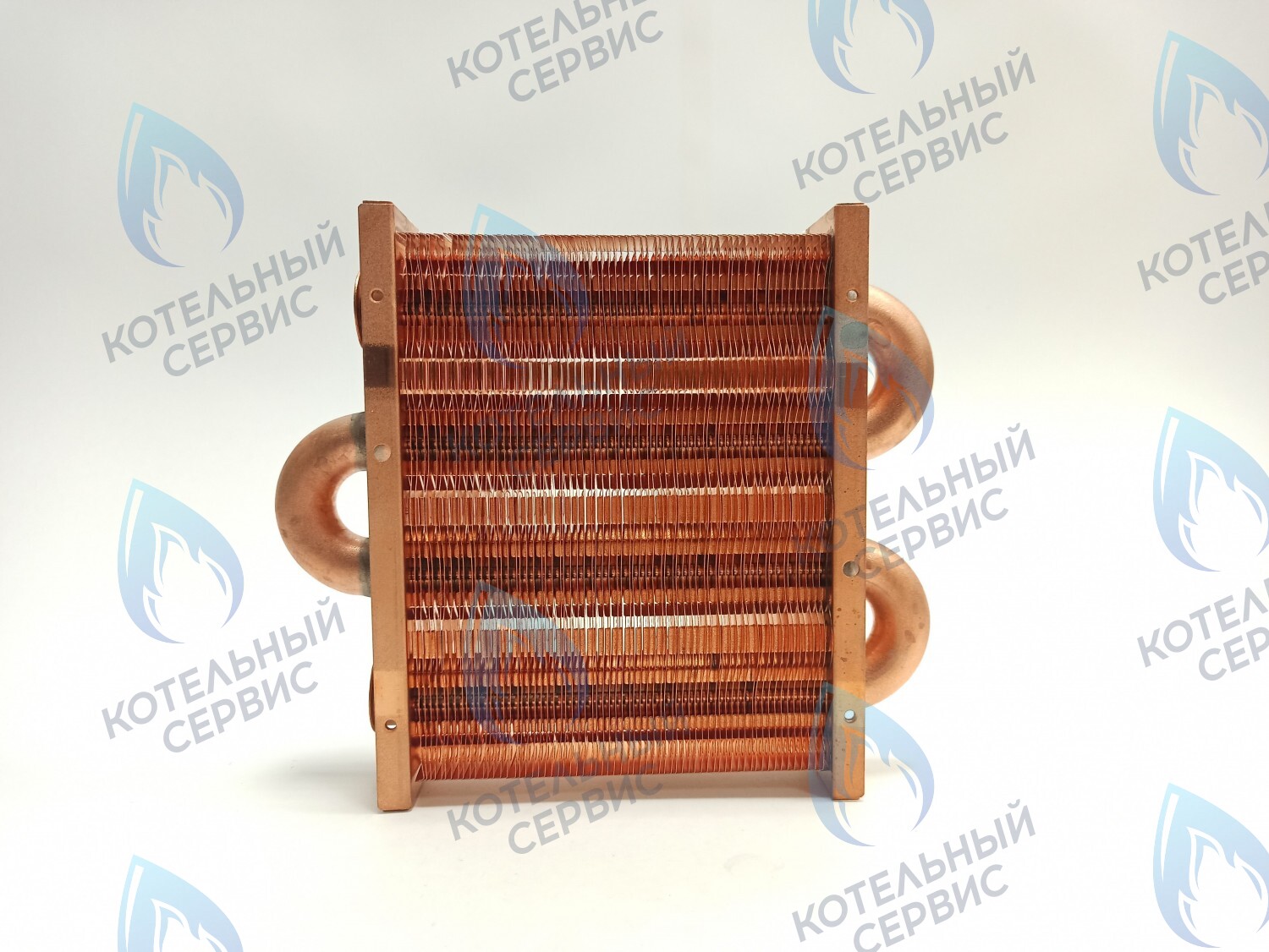 EM021-142-02 Теплообменник первичный основной (без фитингов) 142мм 67 FIN (100 HSG/ICH/MSC) DAEWOO в Казани
