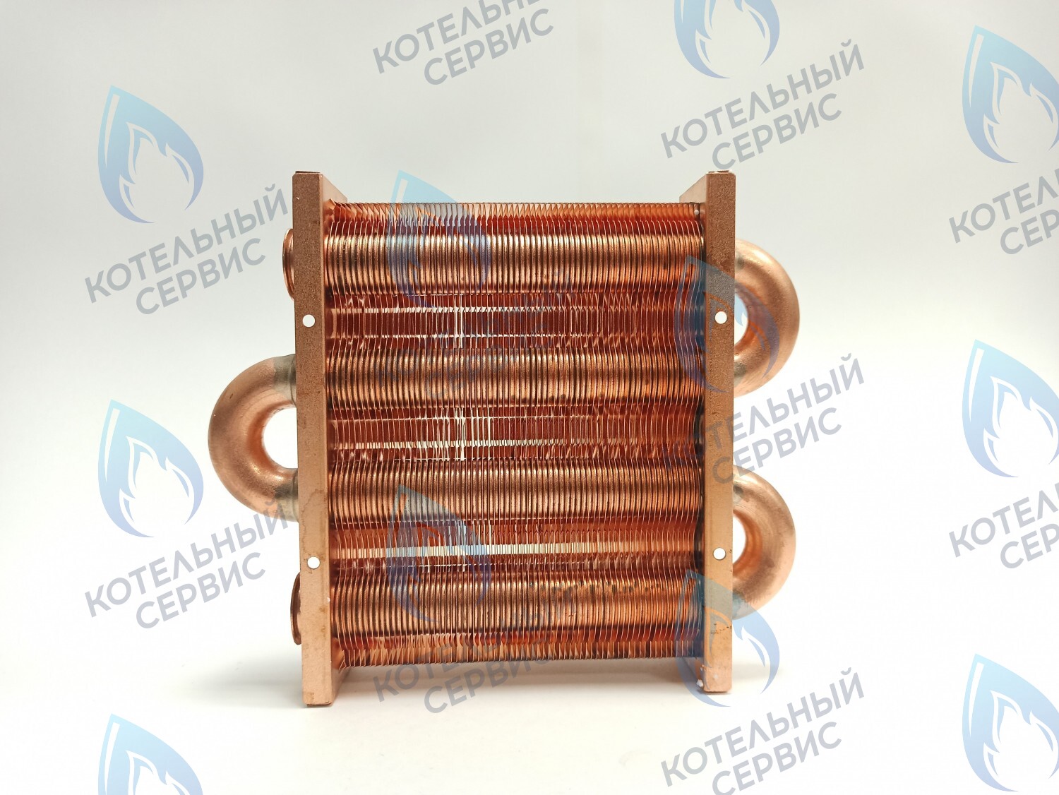 EM021-142-02 Теплообменник первичный основной (без фитингов) 142мм 67 FIN (100 HSG/ICH/MSC) DAEWOO в Казани