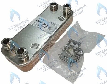 ES190W-000-16F-HR Теплообменник ГВС вторичный 16 пластин VAILLANT TURBO MAX VUW в Казани