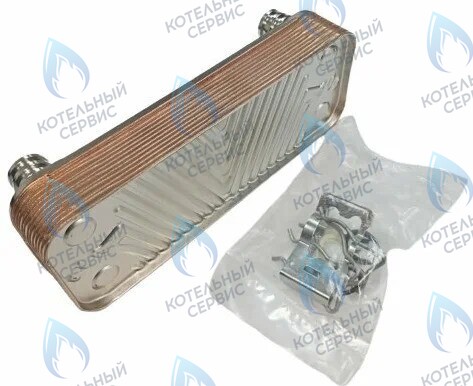 ES190W-000-16F-HR Теплообменник ГВС вторичный 16 пластин VAILLANT TURBO MAX VUW в Казани