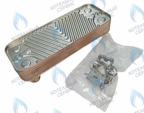 ES190W-000-16F-HR Теплообменник ГВС вторичный 16 пластин VAILLANT TURBO MAX VUW в Казани