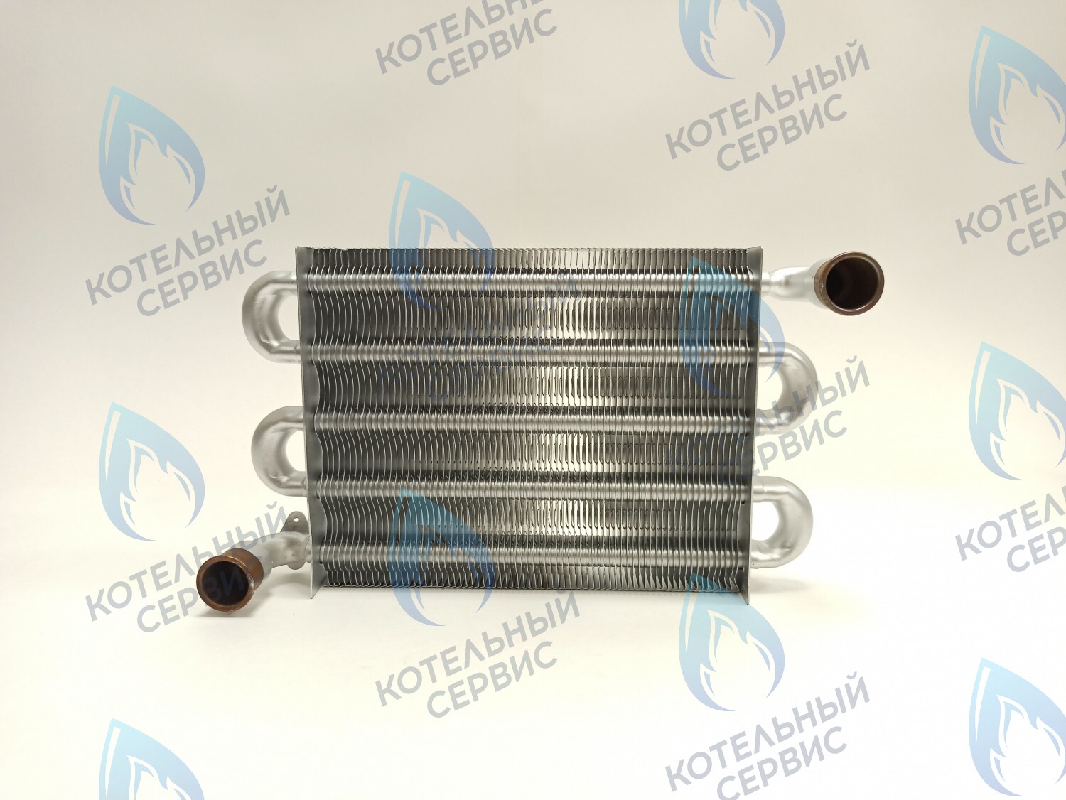 EM044-225F72 Теплообменник первичный 225мм 72 FIN (10кВт/13кВт/16кВт) KoreaStar Bravo K (KS90299039), Alpenhoff Baden (15199039), Ferroli Fortuna Special (NG) (39899039), Royal Thermo MC 11кВт-18кВт (AA07000039) в Казани