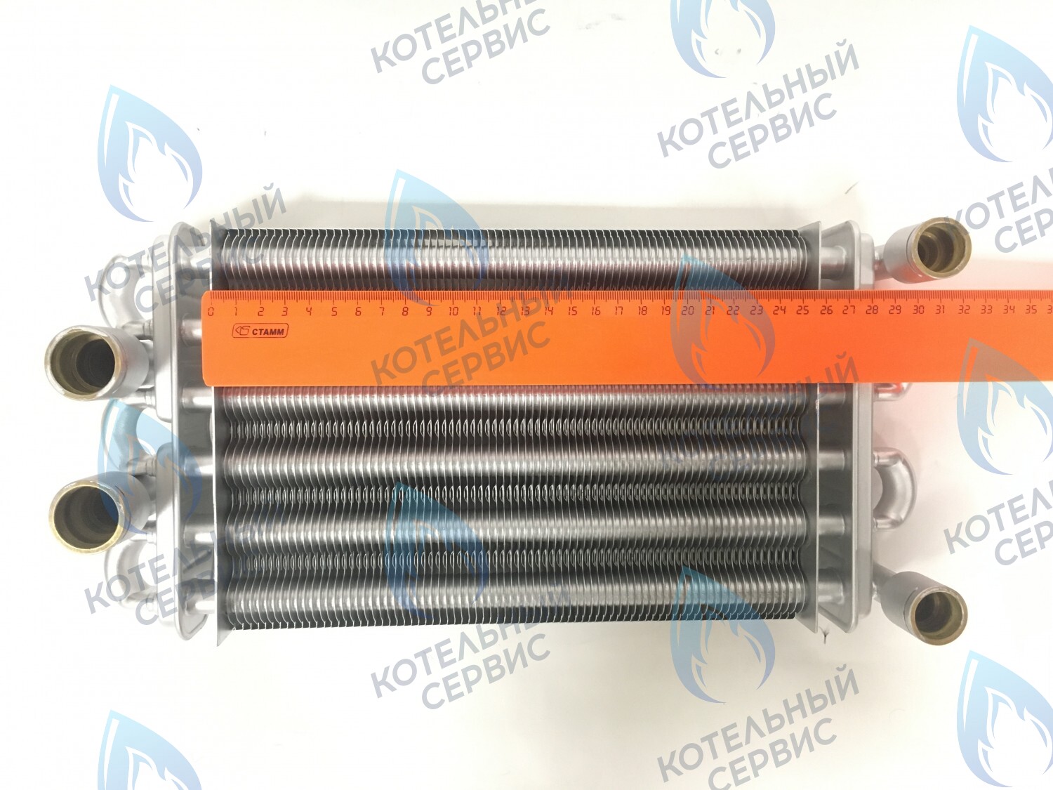 02-4002 Теплообменник битермический (260мм) 24кВт 24-T-1 24-C-1 (до 05.2016) GAZECO в Казани