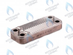 Теплообменник вторичный (ГВС) GAZECO 18 T2 (с 05.2016 г.)