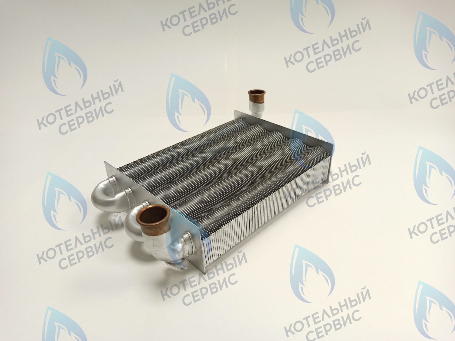 EM044-225F88 Теплообменник первичный 225мм 88 FIN (20кВт/24кВт) KoreaStar Bravo K (KS90299222), Alpenhoff Baden (15199222), Ferroli Fortuna Special (NG), Royal Thermo MC 24кВт (AA07000032) в Казани