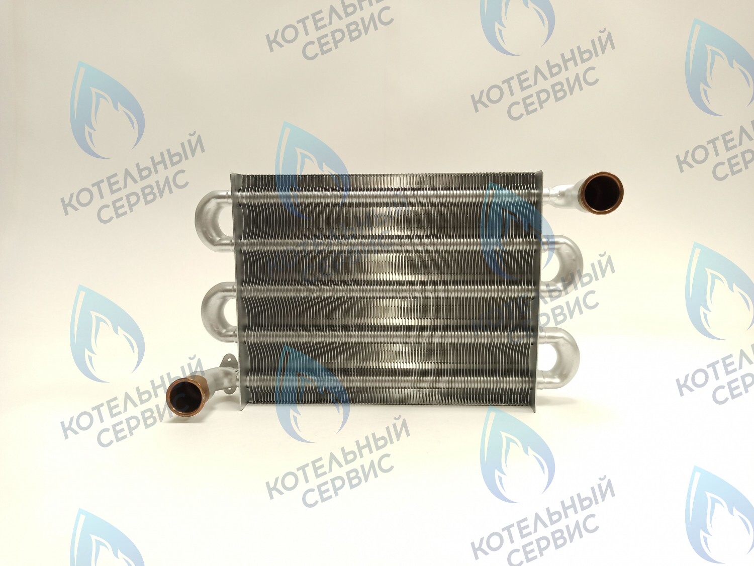 EM044-225F88 Теплообменник первичный 225мм 88 FIN (20кВт/24кВт) KoreaStar Bravo K (KS90299222), Alpenhoff Baden (15199222), Ferroli Fortuna Special (NG), Royal Thermo MC 24кВт (AA07000032) в Казани