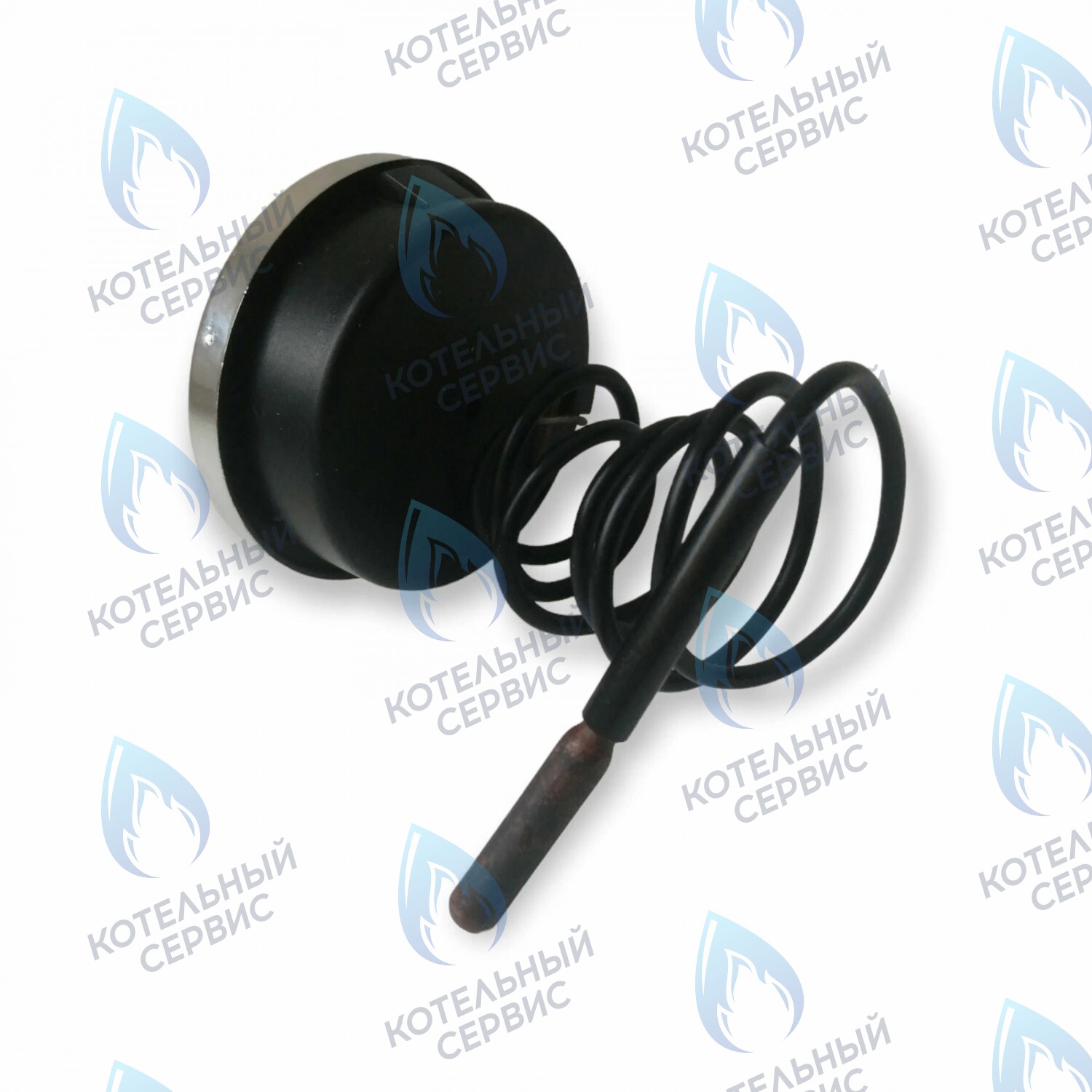 ST002 Термометр капиллярный (круглый хромированное кольцо) Ø52мм,  L=550мм, 0-120С в Казани