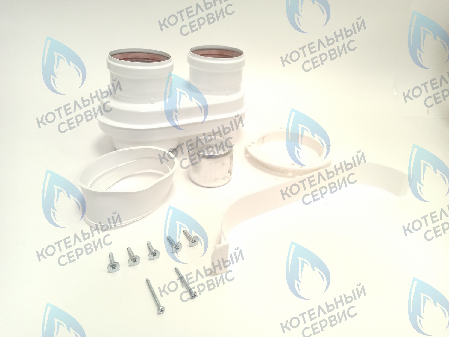 A-03-012 Адаптер для раздельной системы Ф60/100 на 80/80 универсальный (A-03-012) в Казани