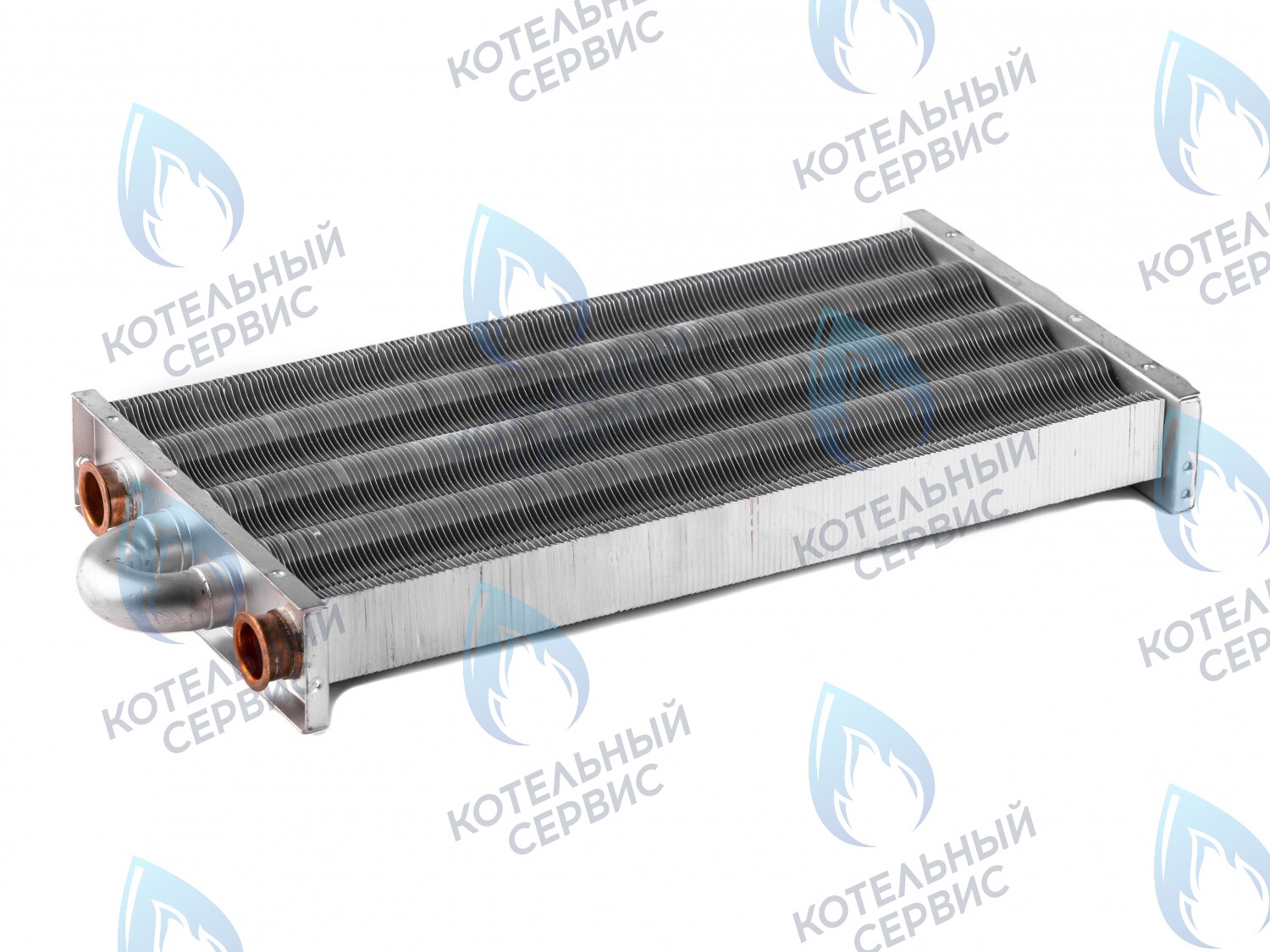 EM021-348 Теплообменник отопления без фитингов (348 мм) 147 FIN (350MSC) DAEWOO в Казани