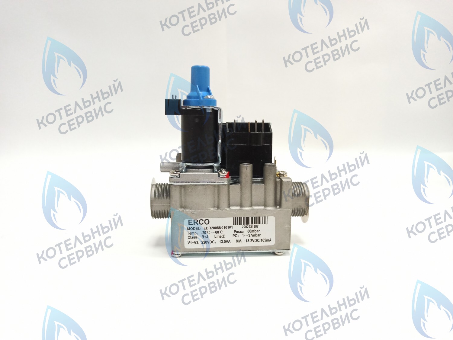 GV013 Клапан газовый ERCO EBR2008N 220VDC (постоянный ток) NevaLux 7211/7218/7224/8224/8624/8230, Alpenhoff Baden (15199008), Ferroli Fortuna Special (NG) (39899008), KoreaStar Bravo K (NG) (KS90299008) в Казани