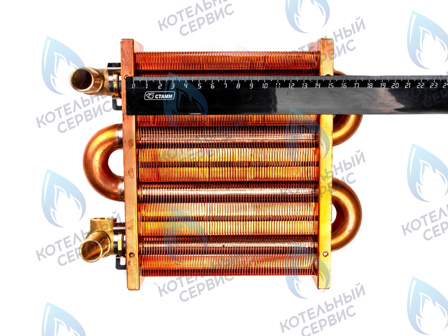 3318111100 Теплообменник первичный (основной) 142мм 67 FIN (100 HSG/ICH/MSC) DAEWOO в Казани