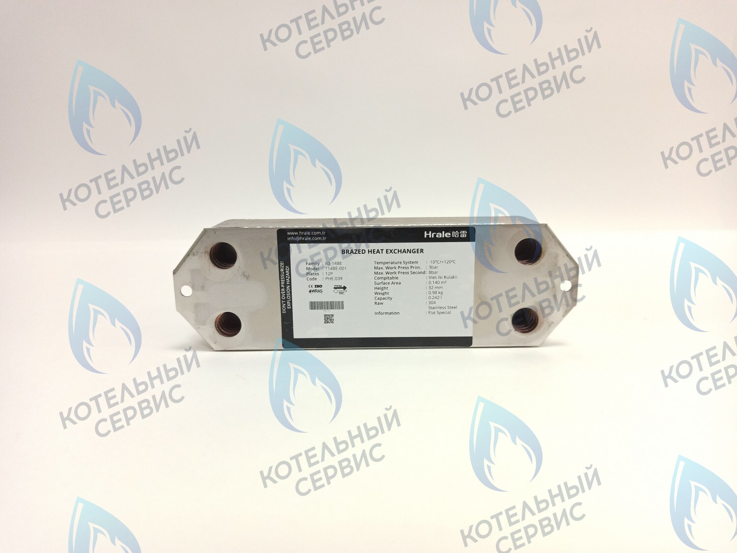 ES210X-215-12F-HR Теплообменник ГВС вторичный 12 пластин VIESSMANN Vitopend 100-W WH0A (7822799, 7826465) в Казани