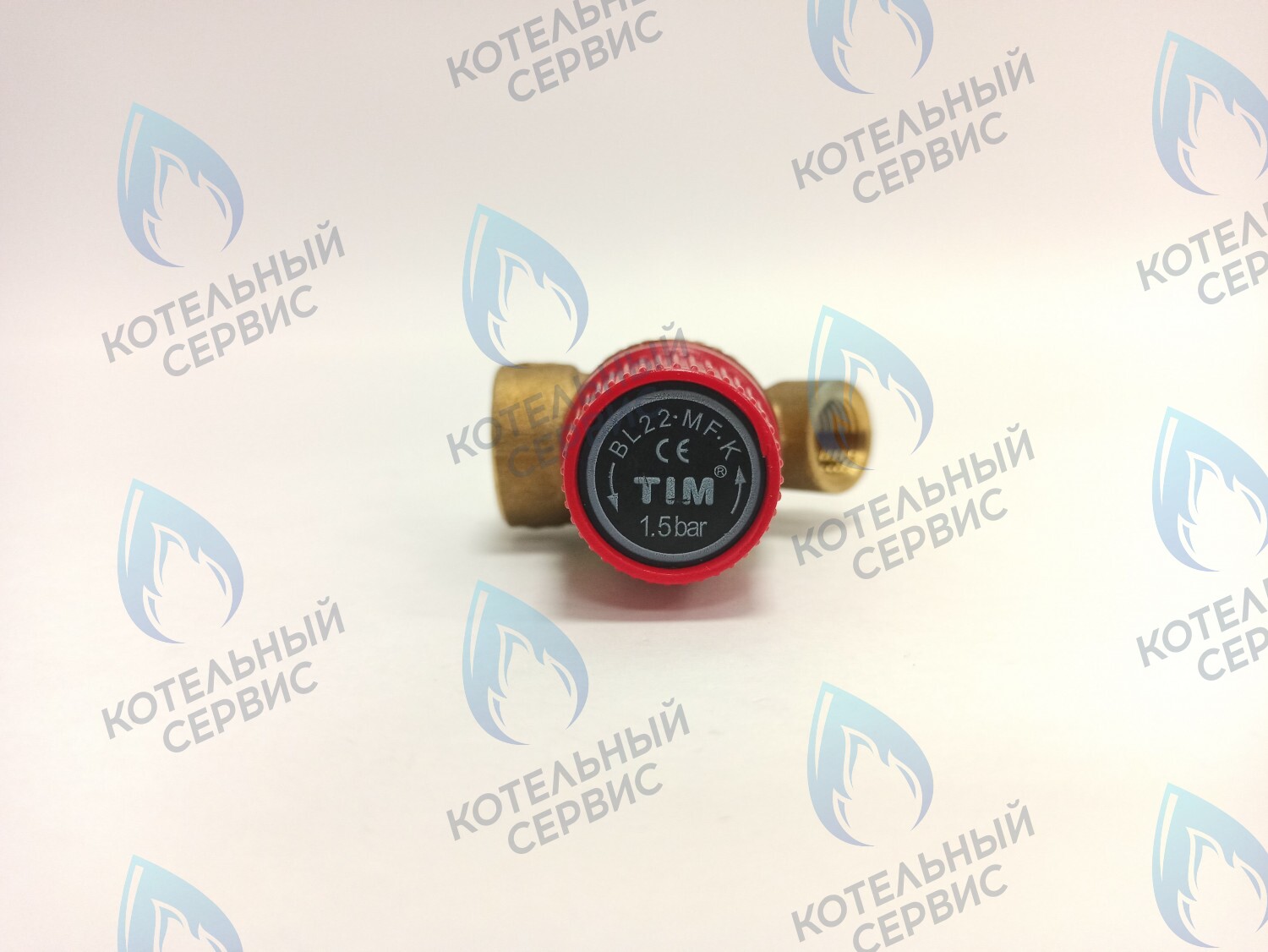  Клапан предохранительный с манометром TIM 1/2x1,5 бар (BL4802-1.5) в Казани