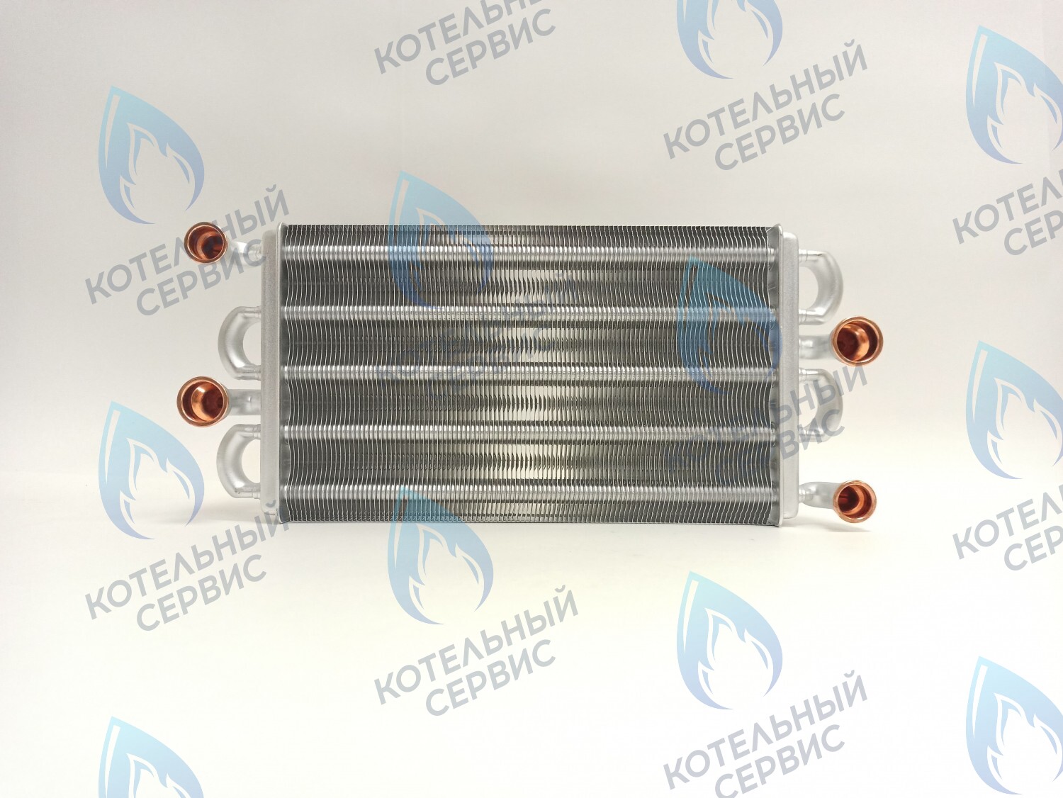 EB041-300 Теплообменник битермический 300мм 295мм (наружный-внутренний) подходит для Ferroli Domiproject C/F32D, Domina F28/32N (39842570, 37405890, 39842540, 37405900) в Казани