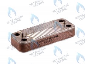 Теплообменник ГВС вторичный 12 пластин ALPHATHERM SIGMA ECO PTD 14 / 18 / 24 (EC-044)