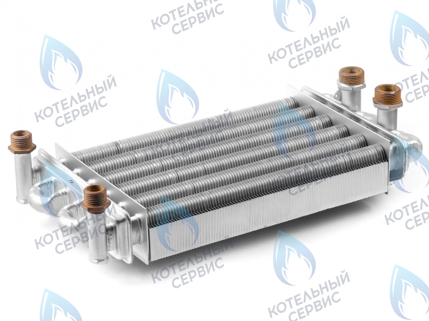 EB002-270 Битермический теплообменник 270мм ARISTON TX/T2 998619 (с двумя отверстиями под датчики температуры) в Казани