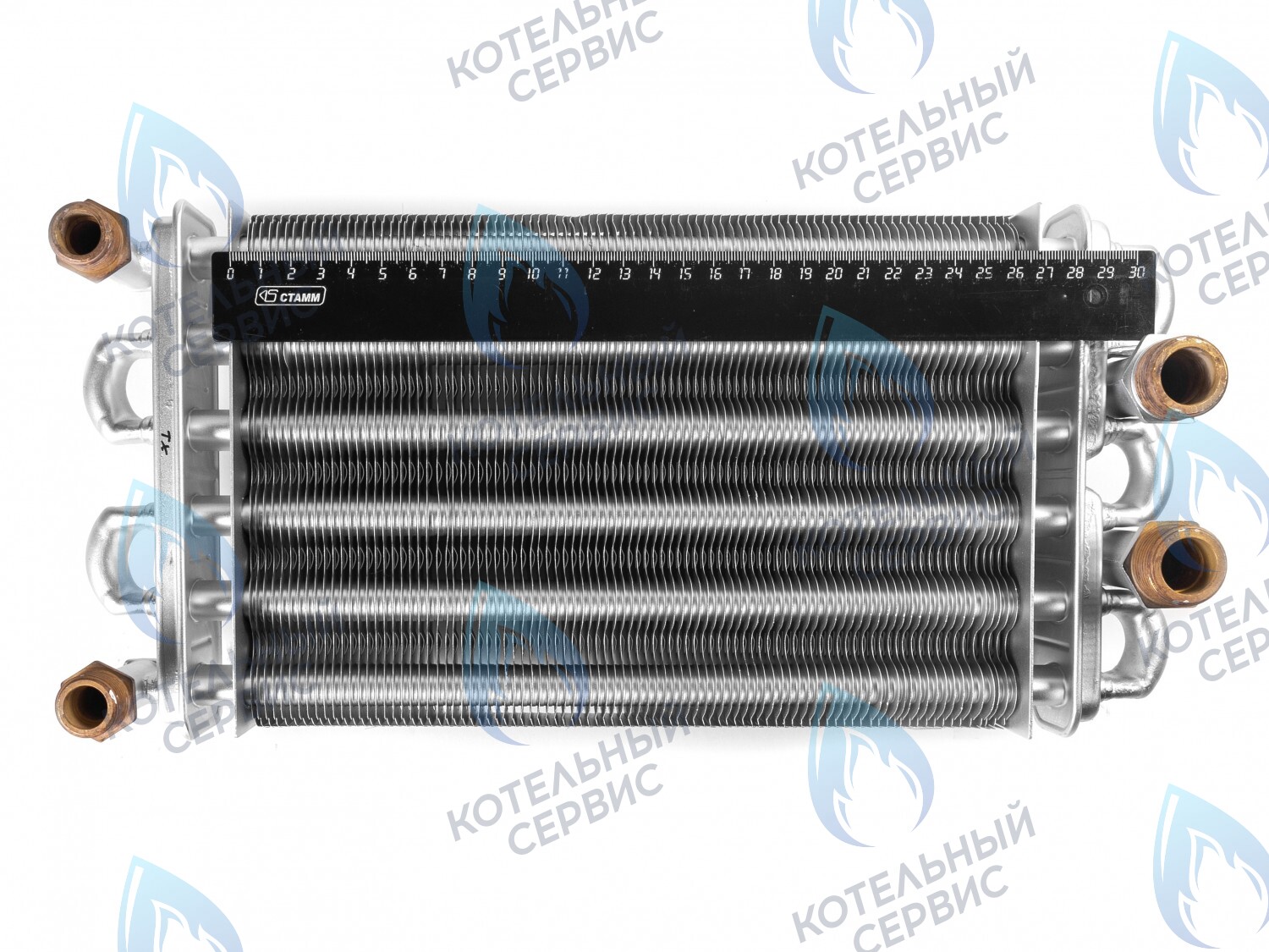 EB002-270 Битермический теплообменник 270мм ARISTON TX/T2 998619 (с двумя отверстиями под датчики температуры) в Казани