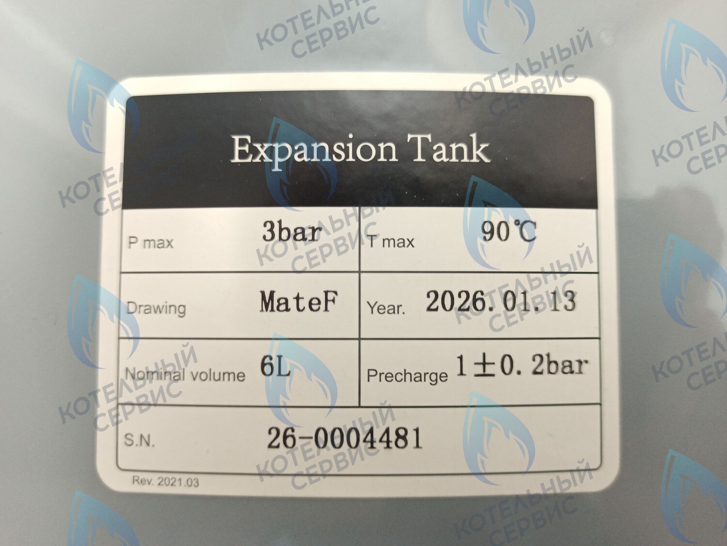 ET023-06L-WR Бак расширительный 6л (398000080) FERROLI FORTUNA PRO в Казани