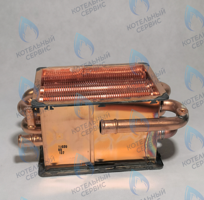 440017018 Теплообменник отопления RINNAI KMF 107/137 (K 12/16кВт) в Казани