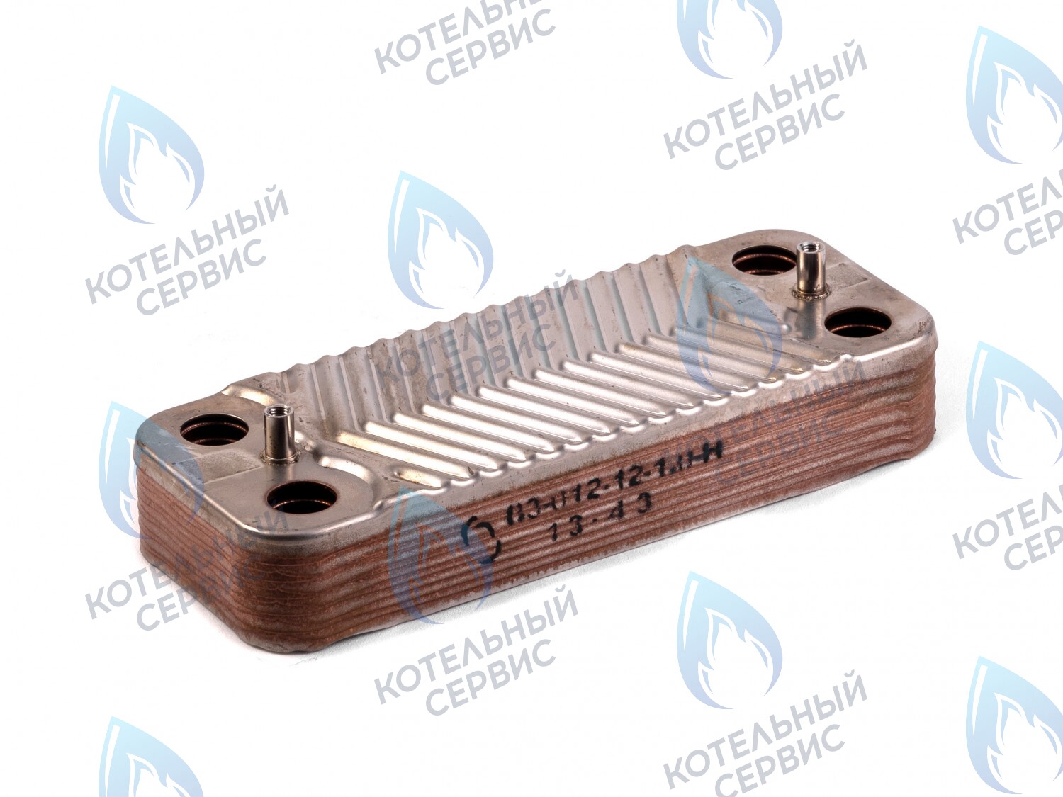 39899027 Теплообменник вторичный (12 пластин) (RU) Fortuna Special (NG) FERROLI в Казани