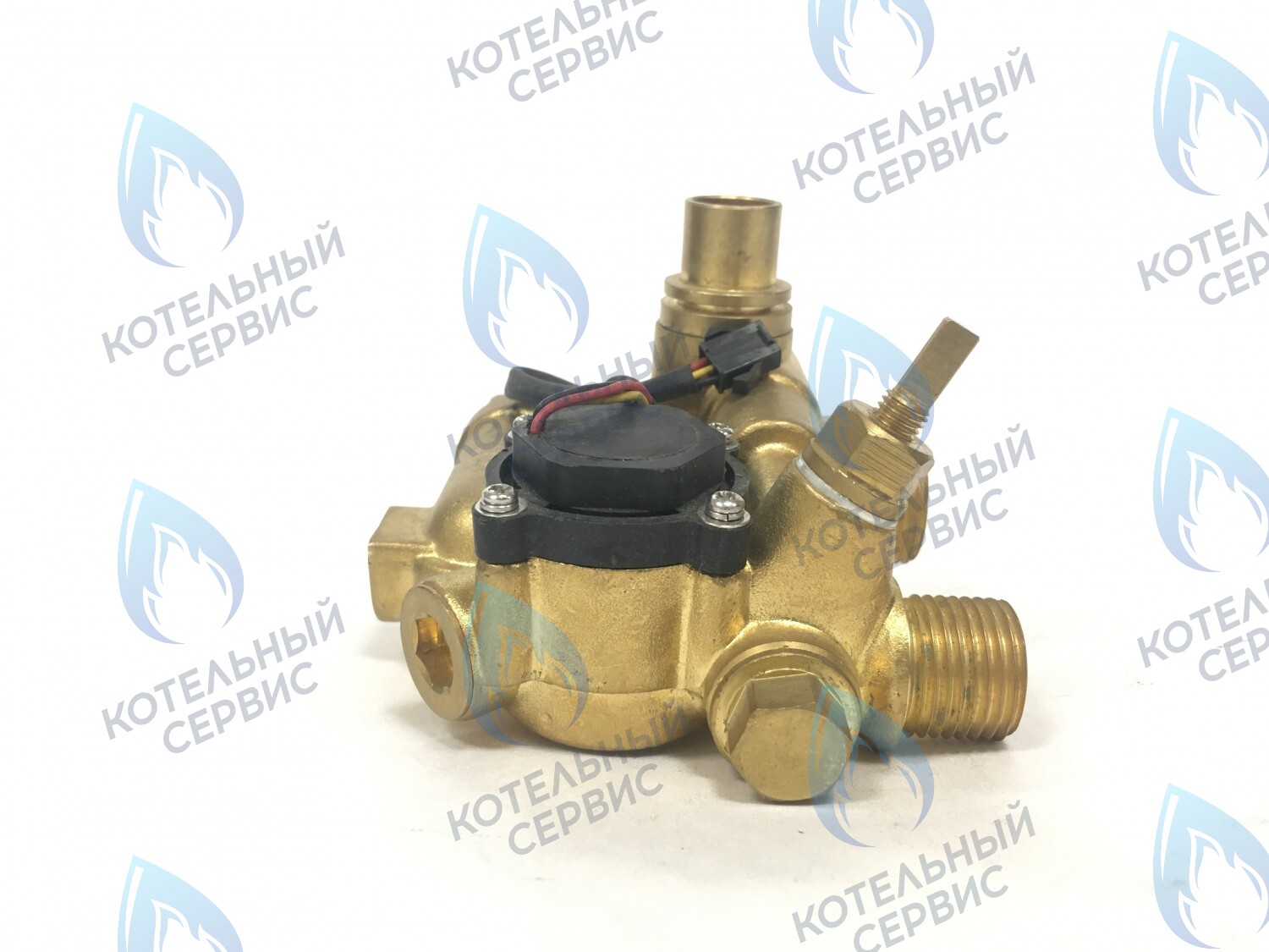 03-4004 Кран подпитки в сборе с кран-буксой и датчиком расхода воды GAZECO 18 / 24 -C-2, -T-2 в Казани