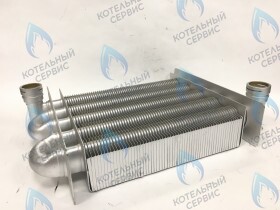 Первичный теплообменник 18кВт (198мм трубки 18мм для котлов после 07/2013) ROC