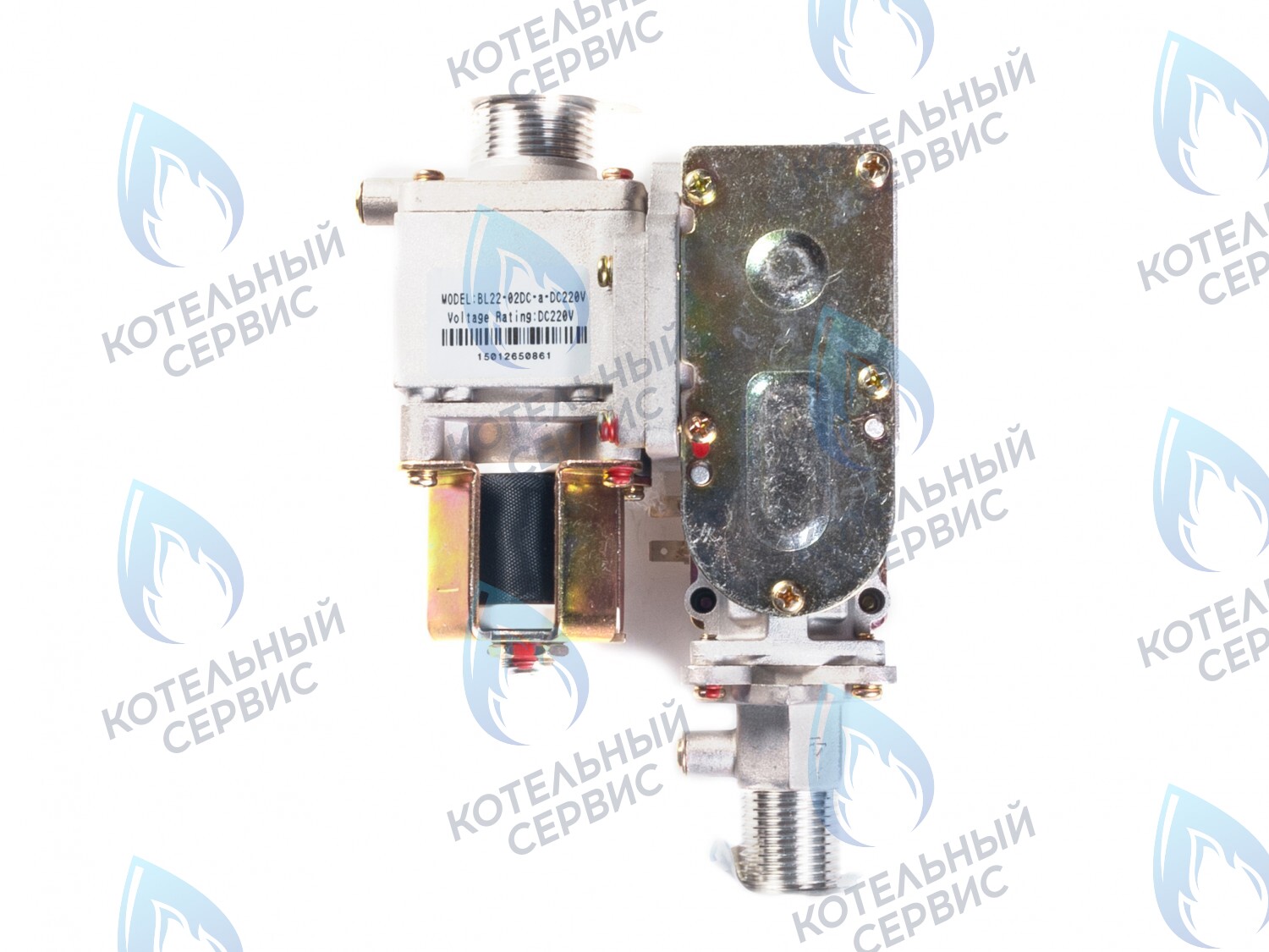 GV007 Газовый клапан (электронная регулировка) BL22-02DC-DC220V Подключение 1/2 FERROLI (398000090,46560120), KoreaStar (KS90264100),Thermex в Казани