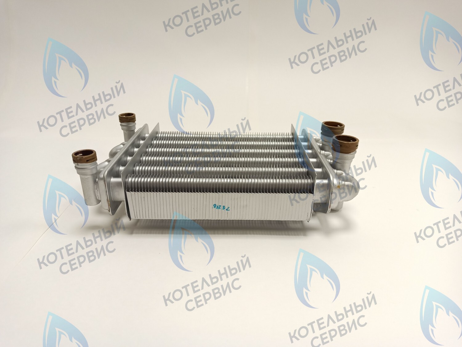 02-4011 Теплообменник битермический 198мм GAZECO 18-T1/C1 (с 05.2016) в Казани