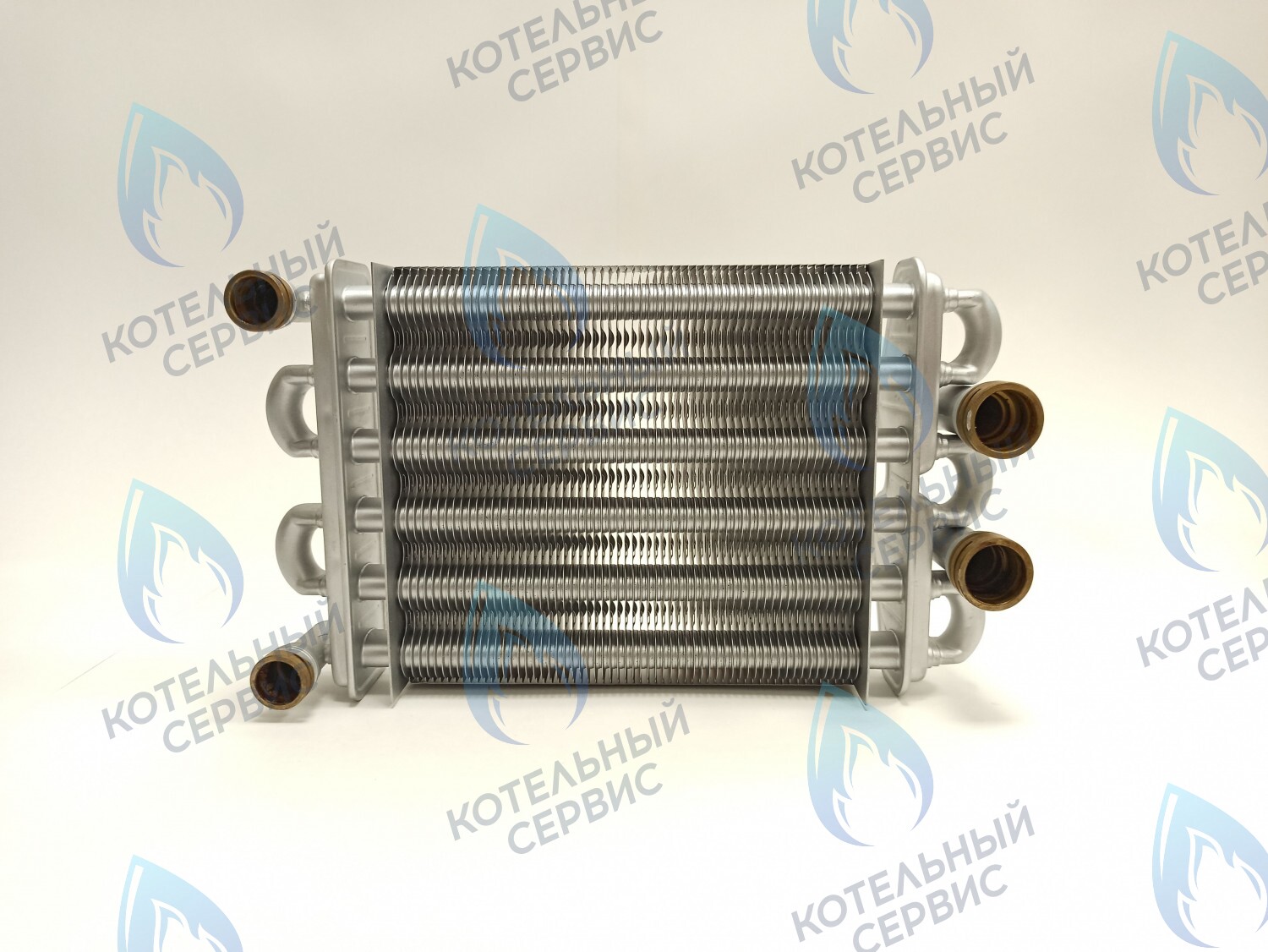 02-4011 Теплообменник битермический 198мм GAZECO 18-T1/C1 (с 05.2016) в Казани