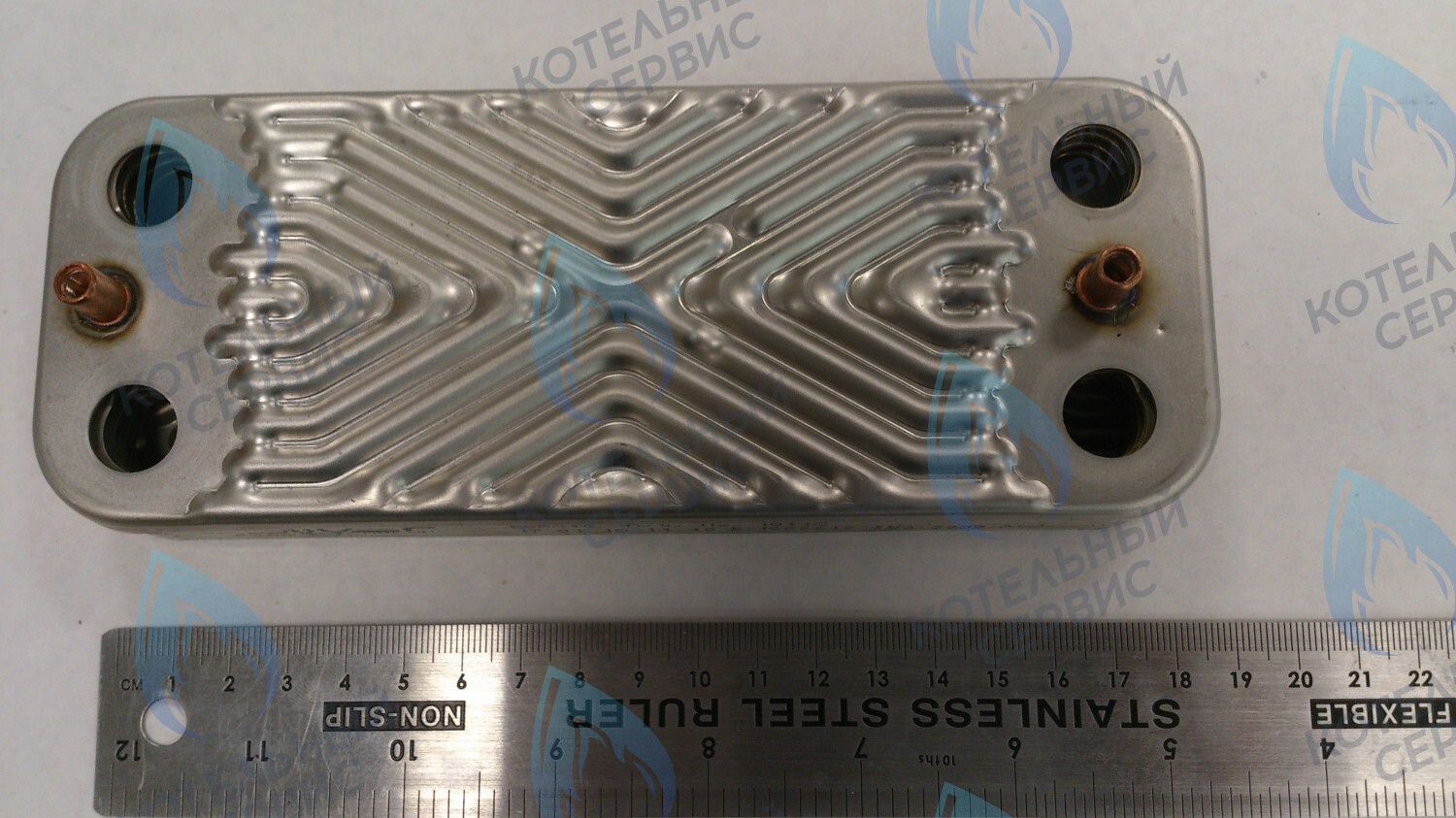 63041310091P Теплообменник ГВС пластинчатый вторичный 10 пластин (PLATE HEAT EXCHANGER) BAXI в Казани