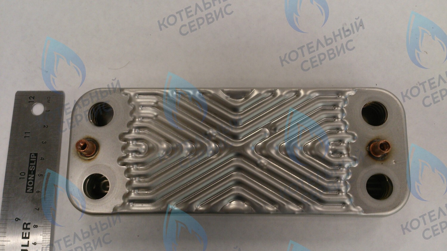 63041310091P Теплообменник ГВС пластинчатый вторичный 10 пластин (PLATE HEAT EXCHANGER) BAXI в Казани