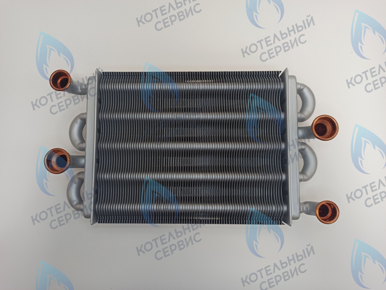 EB041-225-V Теплообменник битермический Valmex 225мм Ferroli Domina F 11-20 N, DOMIproject F 24 D (39837660, 39837665, 37405340) в Казани