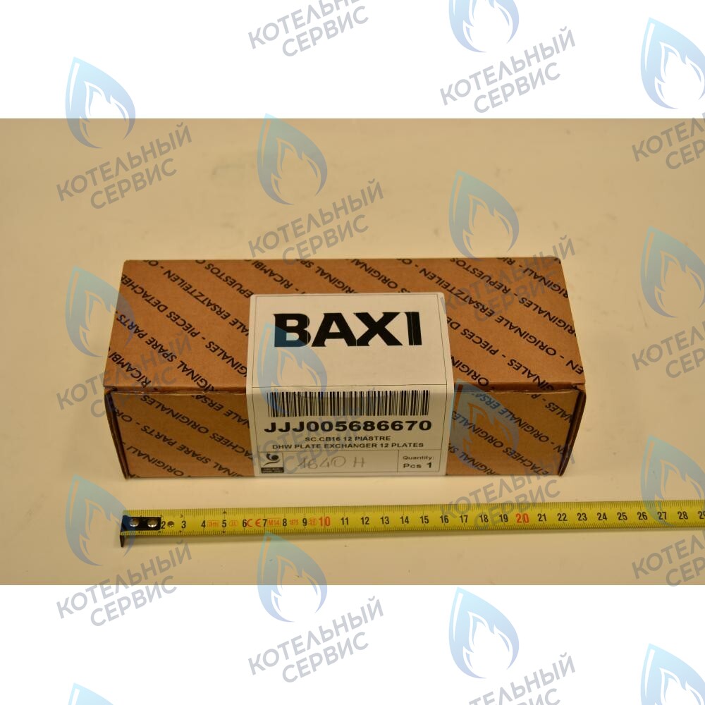 5686670 Теплообменник ГВС пластинчатый вторичный на 12 пластин (до 2014 г.) BAXI в Казани