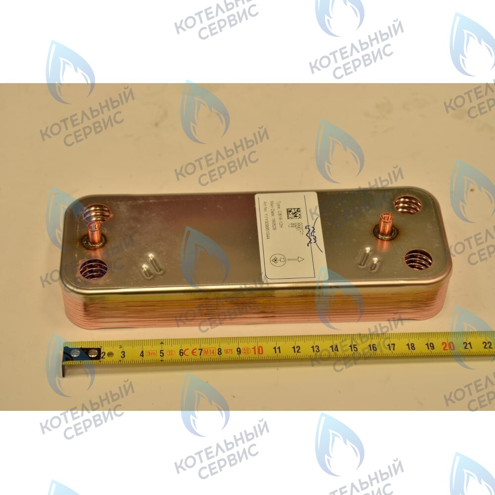 5686670 Теплообменник ГВС пластинчатый вторичный на 12 пластин (до 2014 г.) BAXI в Казани