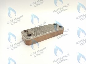 Теплообменник ГВС вторичный 12 пластин Ferroli, Koreastar (KS90263930)