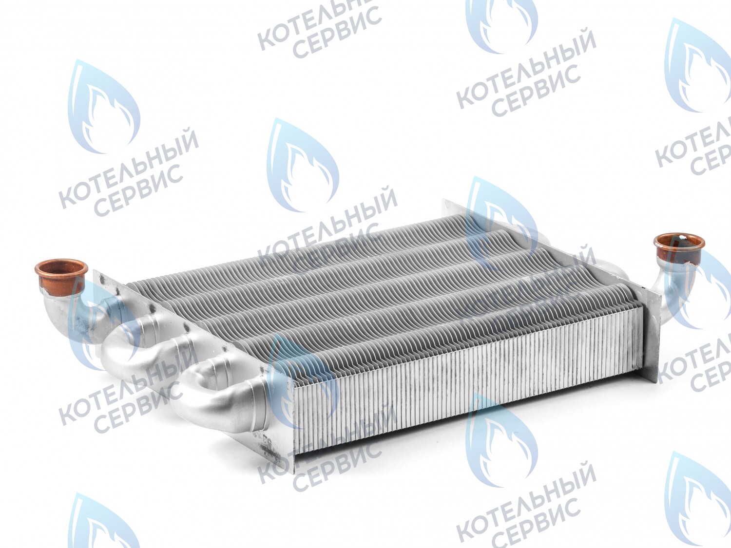 398002570 Теплообменник первичный (основной) (крепление - клипсы) Ferroli Fortuna Pro F13-F24 (398002570,398615500) в Казани