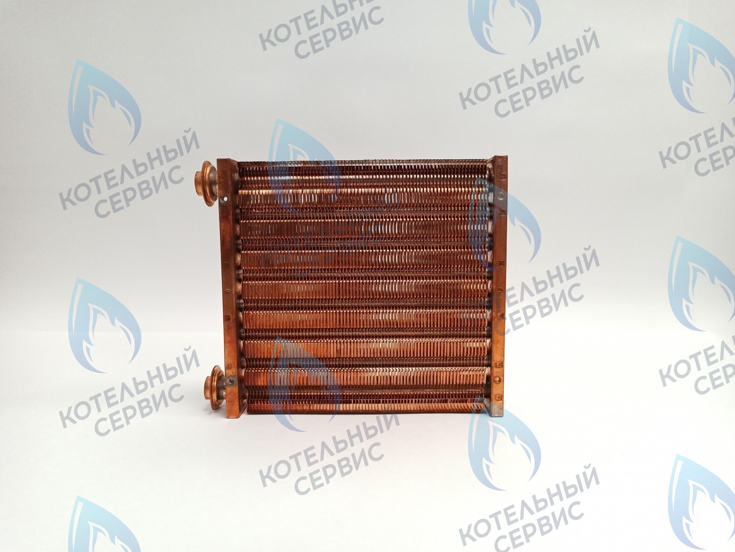 EM052-195-02 Теплообменник основной (первичный) (МЕДНЫЙ) Navien (с белыми прокладками в комплекте) Deluxe Е 10-24K (30021953A) в Казани