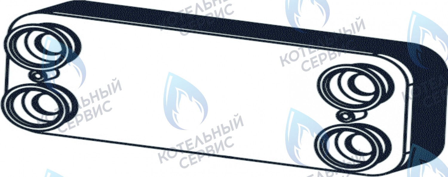 2060185AH Вторичный теплообменник 29,1 кВт  CELTIC-DS PLATINUM 3.25(2060185AH) в Казани