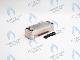 Теплообменник вторичный KIT SCAMBIATORE 20P-->39822750 FERROLI