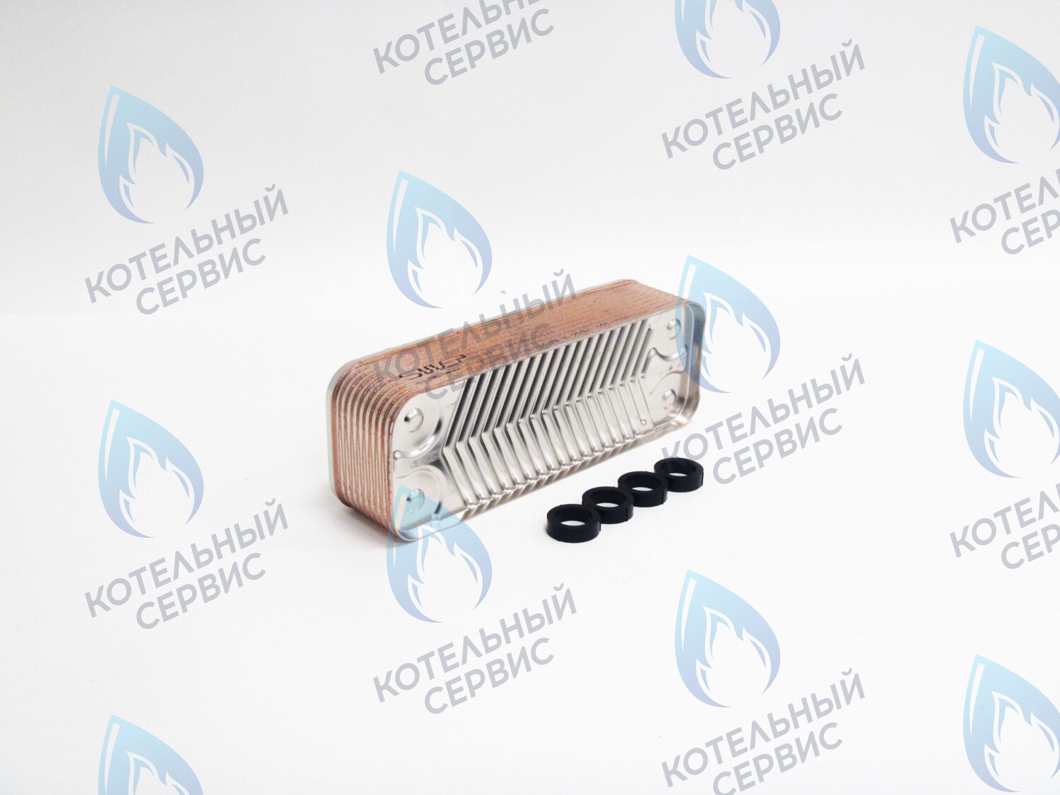 39822180 Теплообменник вторичный KIT SCAMBIATORE 20P-->39822750 FERROLI в Казани