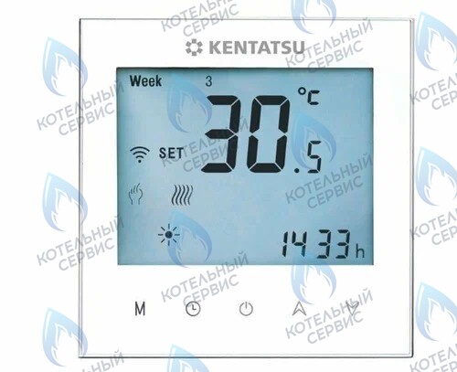 KCW-01GC Комнатный термостат сенсорный WI-FI KENTATSU (белый) в Казани