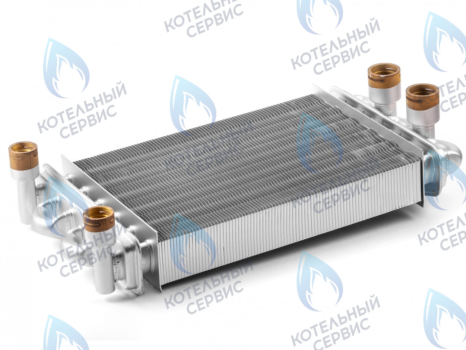 EB011-260 Теплообменник битермический 260мм 24кВт  Gazeco 24-T1/-C1 (до 05.2016) (02-4002), ROC(L44626) в Казани