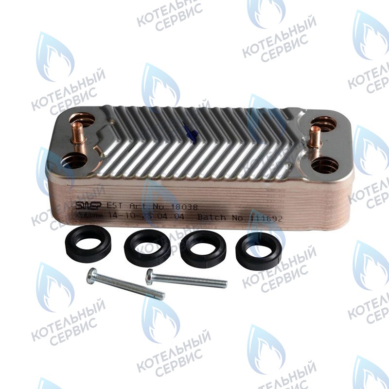 7825534 Теплообменник вторичный (14 пластин) Vitopend WH1B 30кВт в Казани