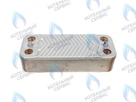 1926288 Вторичный теплообменник ГВС 16 пластин  DC30  DC35  DL30  DL35  HUBERT в Казани