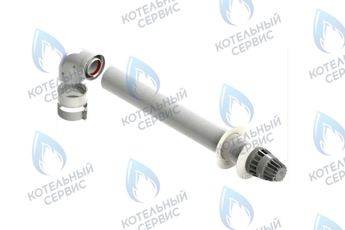  Комплект коаксиального дымохода ARDERIA D 60/100 0,75м в Казани