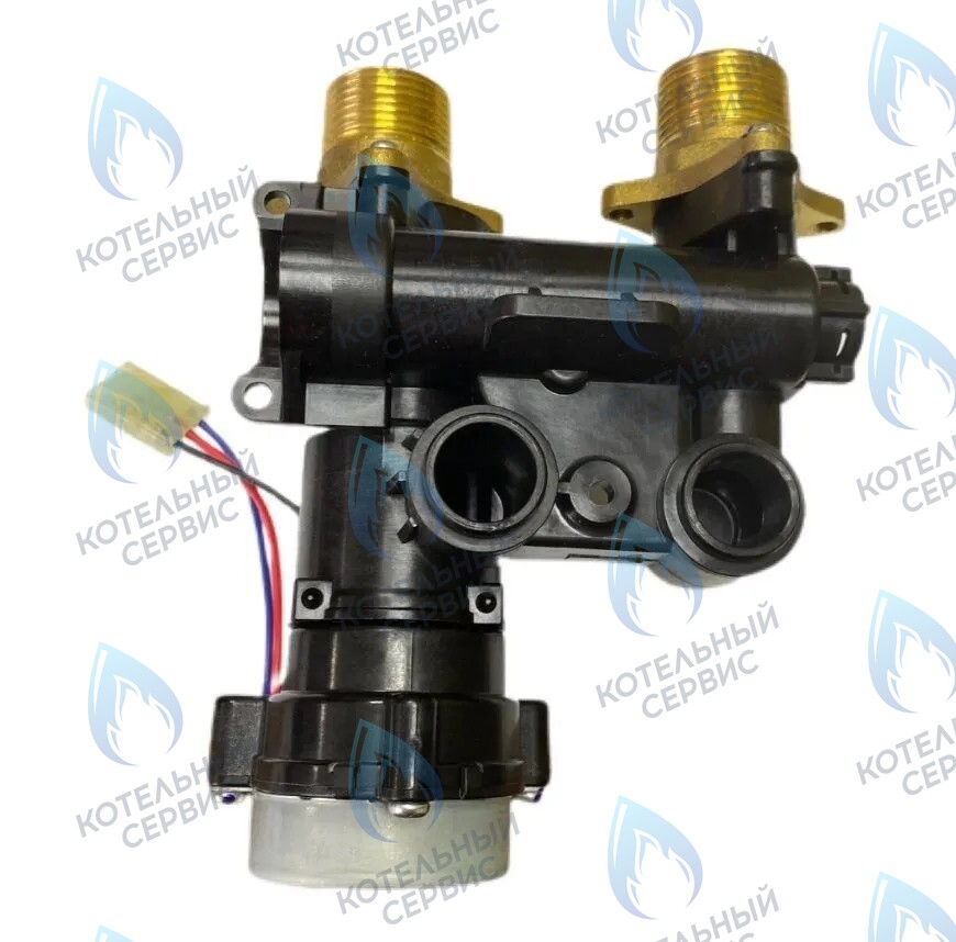 30021964A Гидрогруппа с 3х ходовым клапаном в сборе NAVIEN DELUXE C/C Plus/E  (NGB351/352/310) в Казани